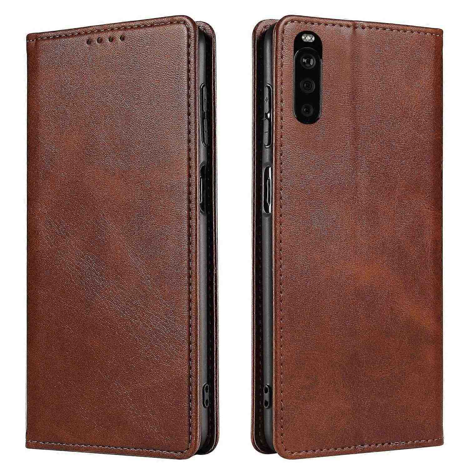 Compatible with Sony Xperia 10 III 5G Mobile Case - Perfect Brown-max Brown