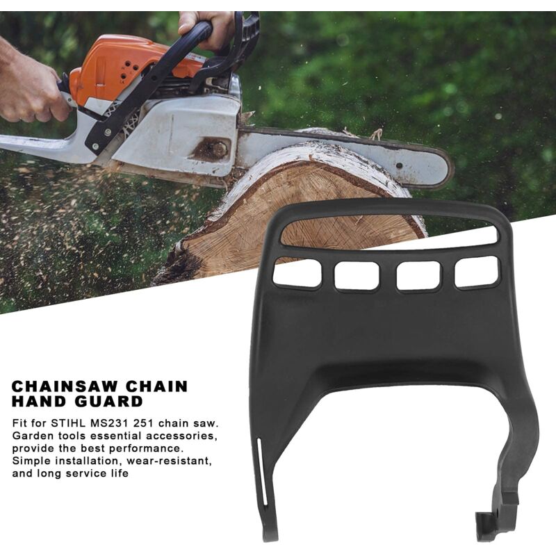 Salaty Chain Hand Guard, Chain Brake Deflector, Chain Brake Lever, for STIHL MS231 251 Garden