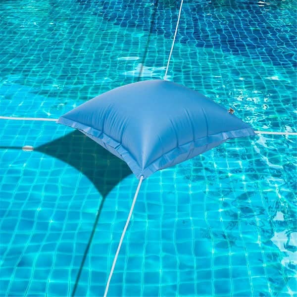 Extra thick winter air cushion for above ground pools, prevents ice damage Blue