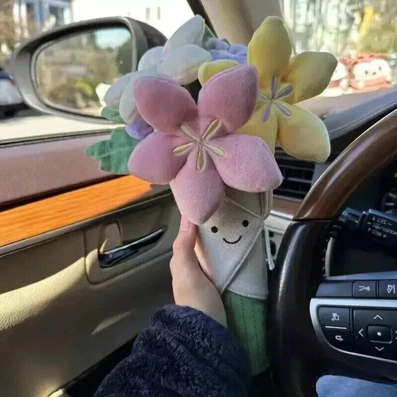 Amuseable Flower Bouquet Stuffed Animal Kids Gift for Girlfriend Plush