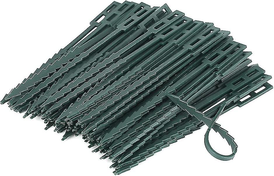 13.5 cm Adjustable Plant Ties, 200 Pcs Flexible Plant Wire Ties Plastic Garden Ties for Plant Support