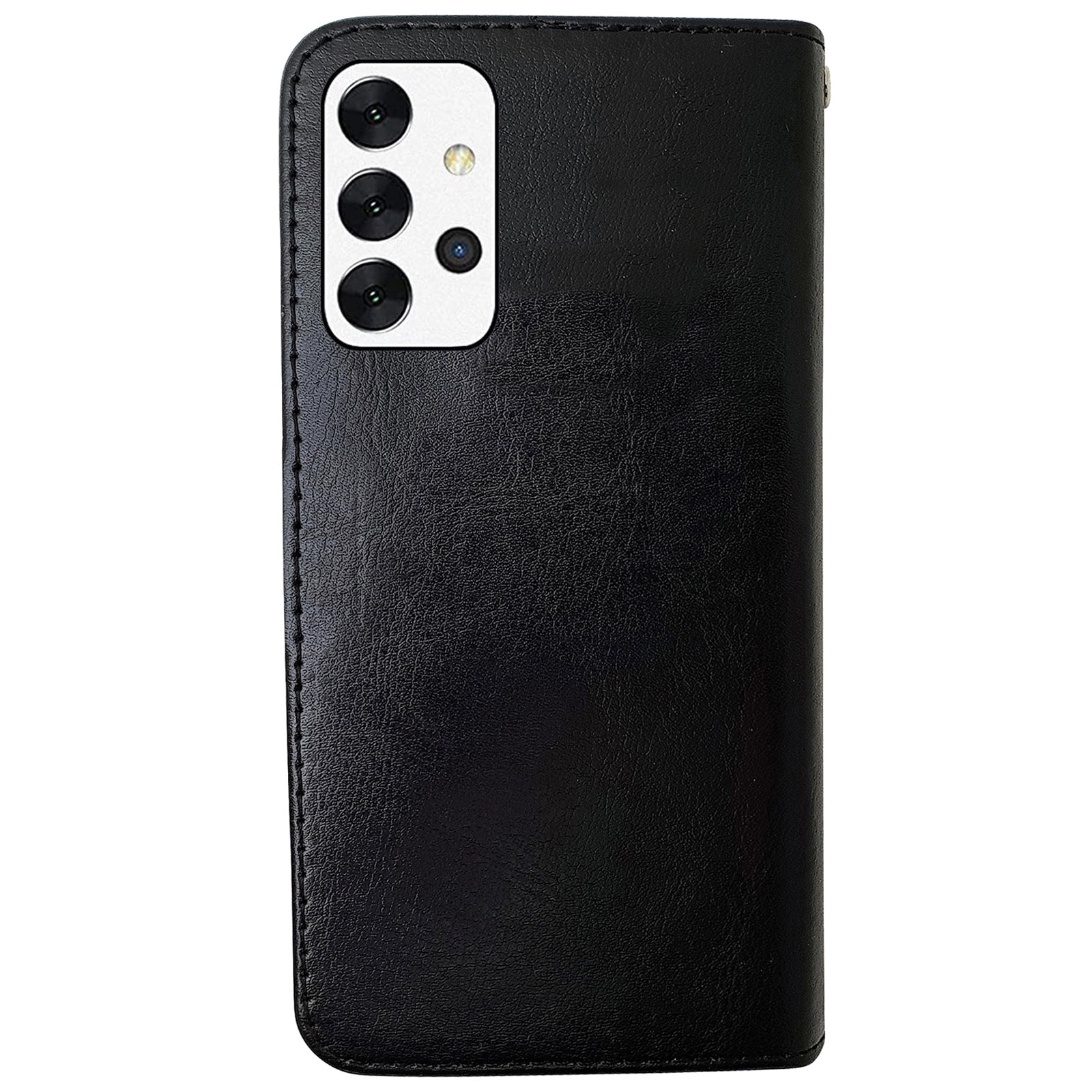 Samsung Galaxy A32 5G - Leather Case / Protection Black_max Black