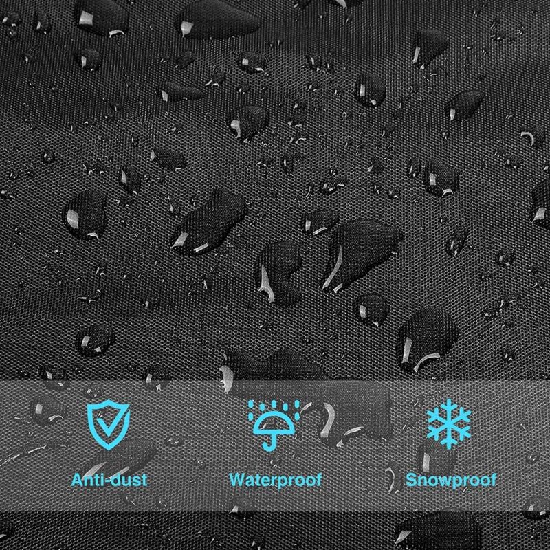 Awning Dust Cover, 3m Patio Awning Dust Cover Black Patio Awning Storage Cover, Waterproof Winter Protection, AAFGVC