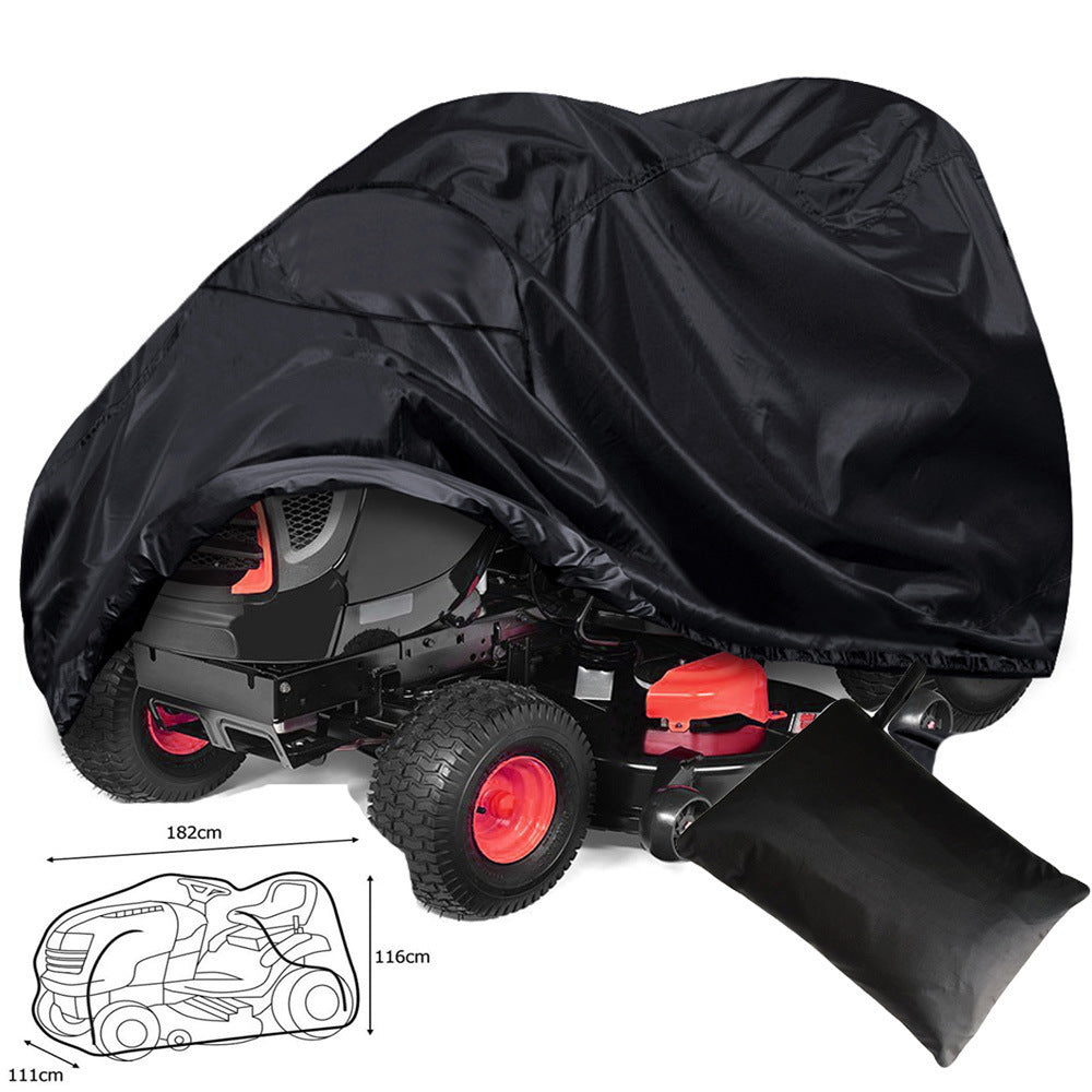 Lawnmower Tarpaulin, Garden Tractor Protective Cover, Waterproof UV-Resistant Dust Cover for Riding Lawn Mower, Protective Cover Contr-L