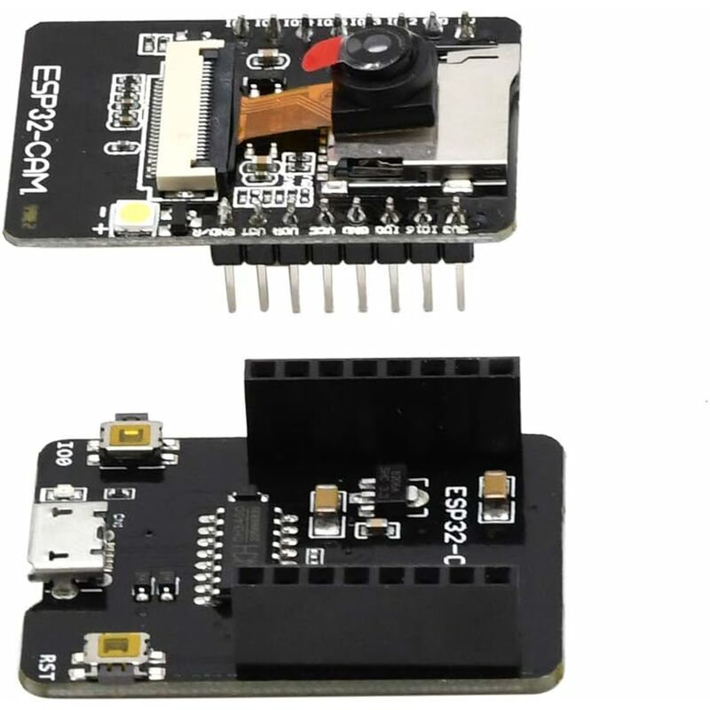 2pcs ESP32-CAM-MB ESP32 Dual-Core Wireless Bluetooth WiFi Development Board with TF Card Module 3660 Camera