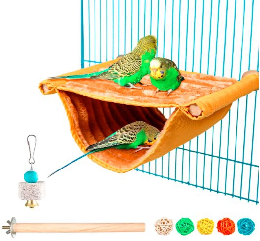 Hamster Hammock Rat Bird Parrot Hanging Warm Bed House Cage