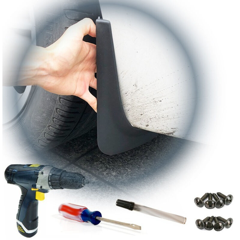 Car Mud Flaps - 3, 5, 7 Series E30, E46, E90, E91, E92, E93, E60, F10, F11, G30, E38, E65, F01 (Universal Version)