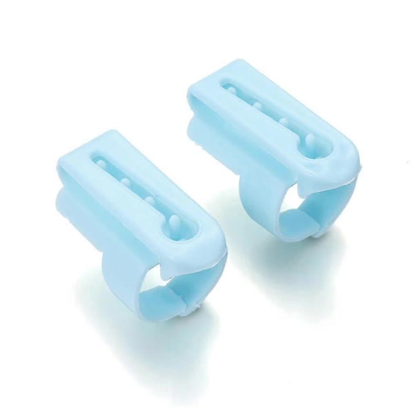 4pcs Yarn Guide Finger Holder Knitting Thimble Tool Plastic Yarn Guide Separated Yarns