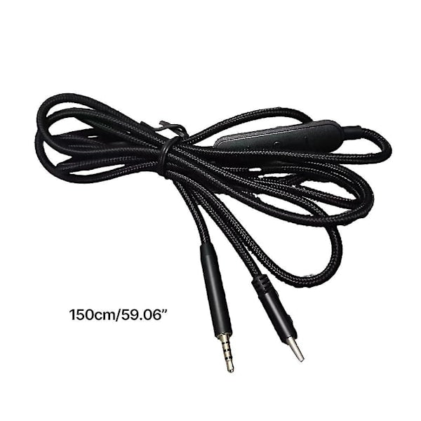 USB-C to 2.5mm Male Cable for QC25/QC35/QC35II/QC45 Headphones with Microphone