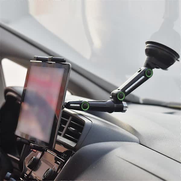 Car Tablet Holder Long Arm Suction Cup Mount for Pro Air 4-13 inch for Tablet SUV Truck Windshield Window Black
