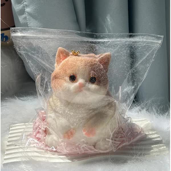 Large Taba Squishy Cat, Taba Cat Squishy Squeeze Toys, Adorable Squishy Cat, Squishy Rubber Cat, for Party and Birthday or Christmas (Orange)