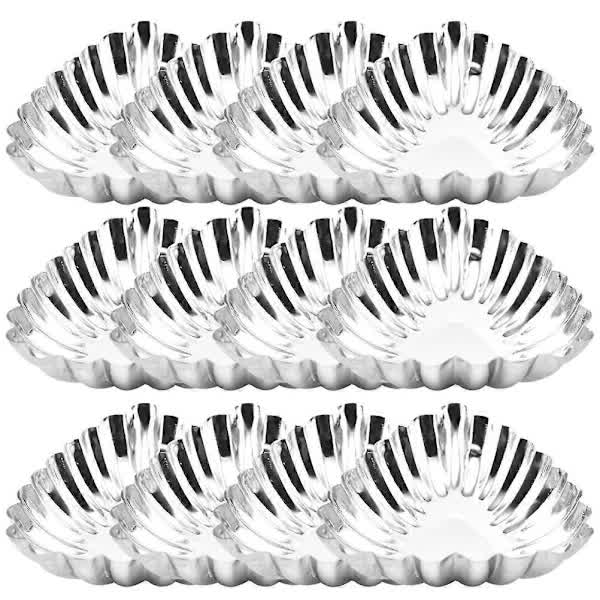 20 pcs stainless steel egg molds, decorative baking molds, muffin molds, kitchen molds