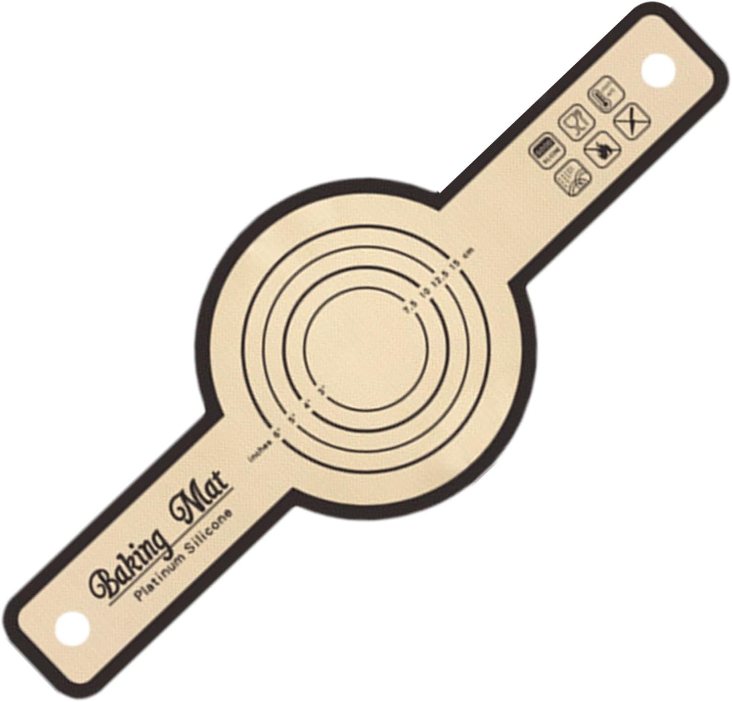 Dough Rolling Mat, Silicone Dough Mat | Foldable Silicone Bread Lifter Bread Baking Mat, Kneading Rolling Mat Silicone Bread Mat with Precise Scale_max