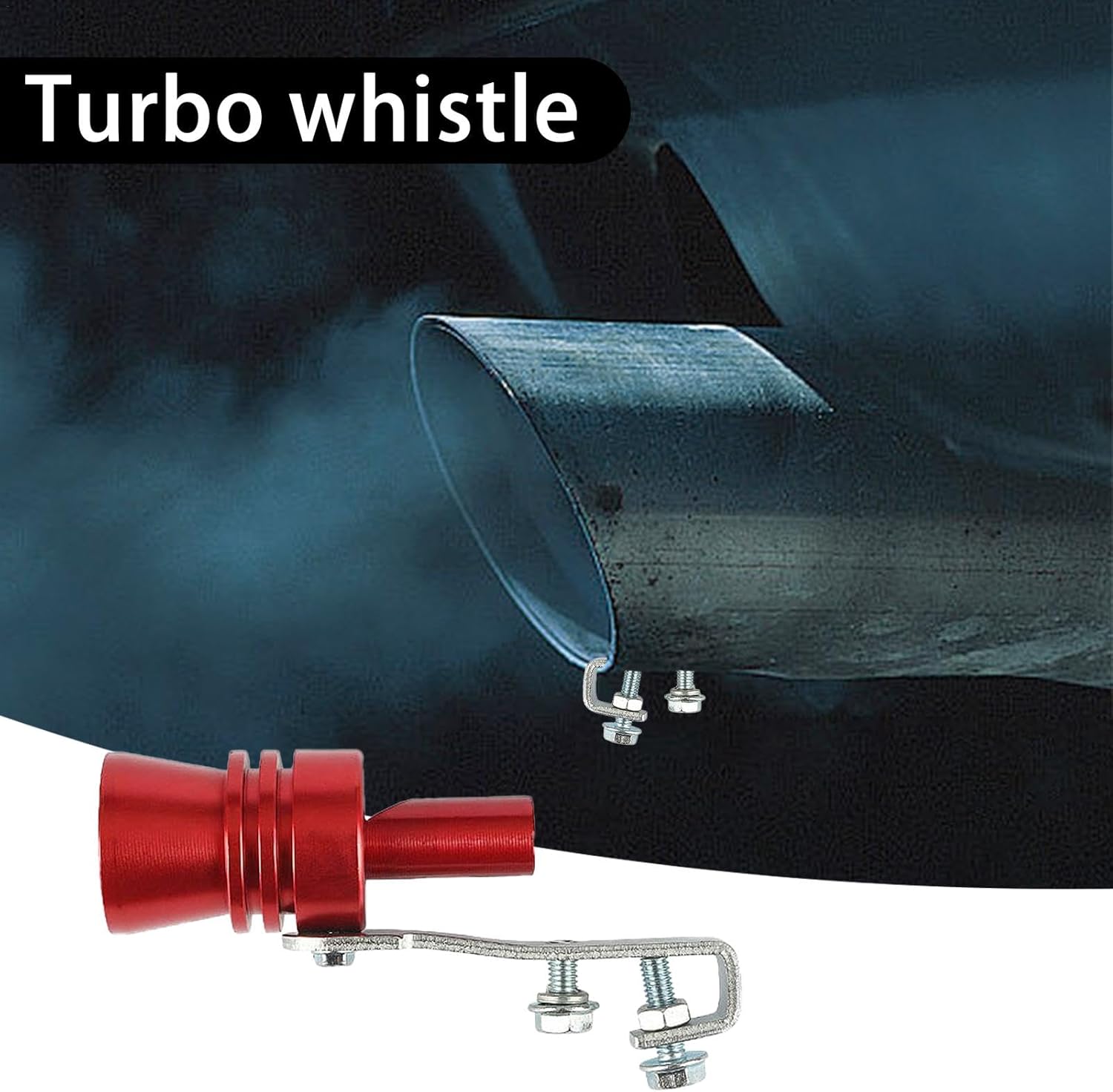 Lightweight Turbo Exhaust Whistle, Car Exhaust Pipe Sound Amplifier XL