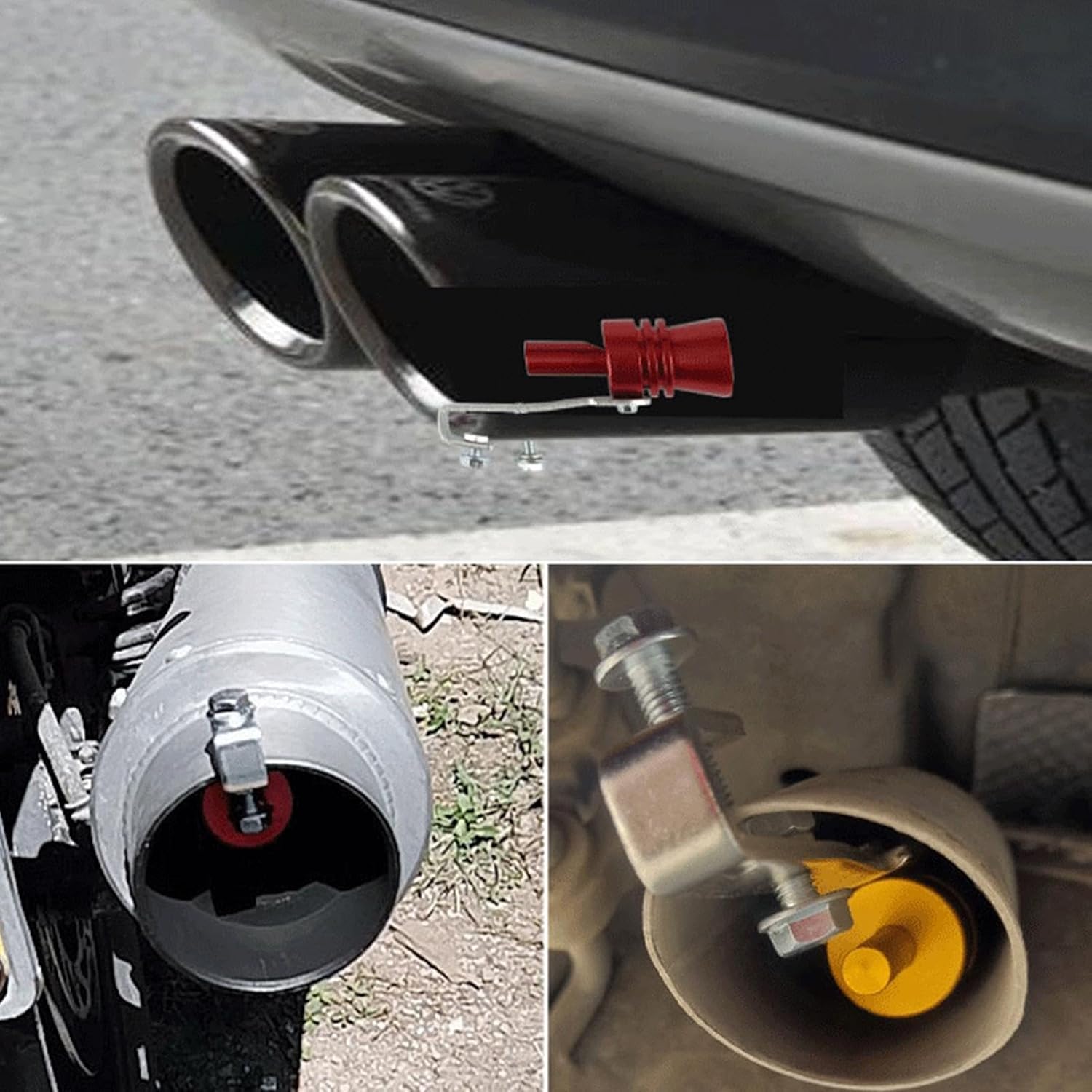 Lightweight Turbo Exhaust Whistle, Car Exhaust Pipe Sound Amplifier XL