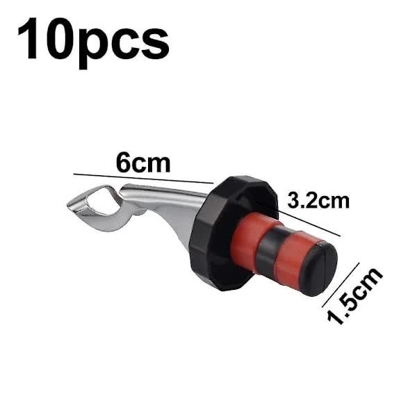 10pcs Wine Cork Expanding Manual Beverage Bottle Stopper Reusable Leakproof Wine Bottle Airtight