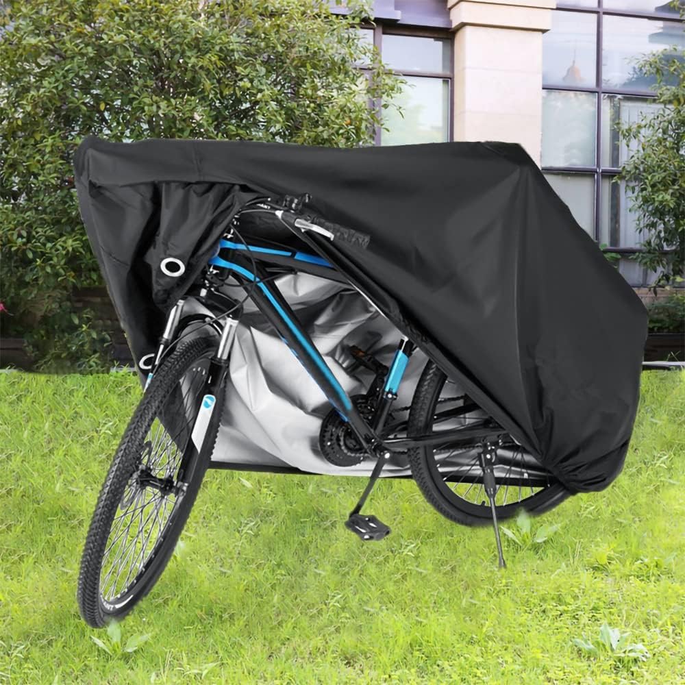 Bike covers for 2-3 e-bikes, rain, sun, UV, dustproof, waterproof, with lock hole, mountain and road