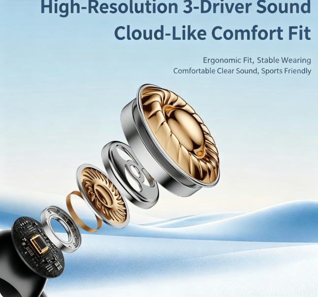 Y8 Bluetooth 6.0 Wireless Heavy Bass Earbuds ENC Noise Cancelling In Ear Headphones,orange