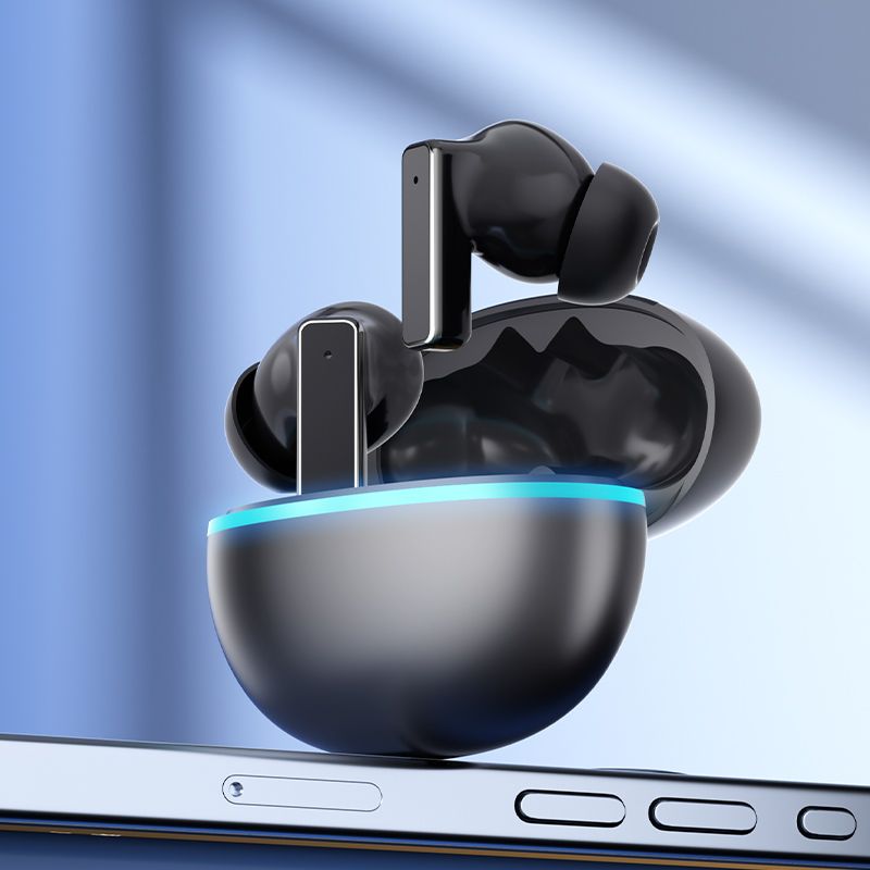 Y9 Wireless Bluetooth 6.0 Heavy Bass Earphones,black