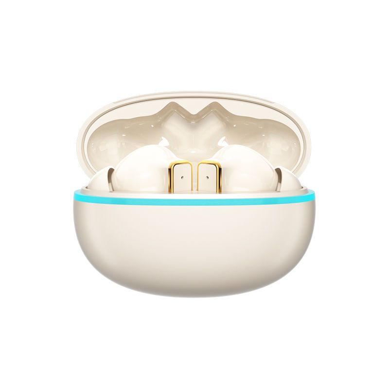 Y9 Wireless Bluetooth 6.0 Heavy Bass Earphones,Cream
