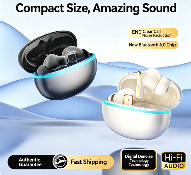 Y9 Wireless Bluetooth 6.0 Heavy Bass Earphones,white
