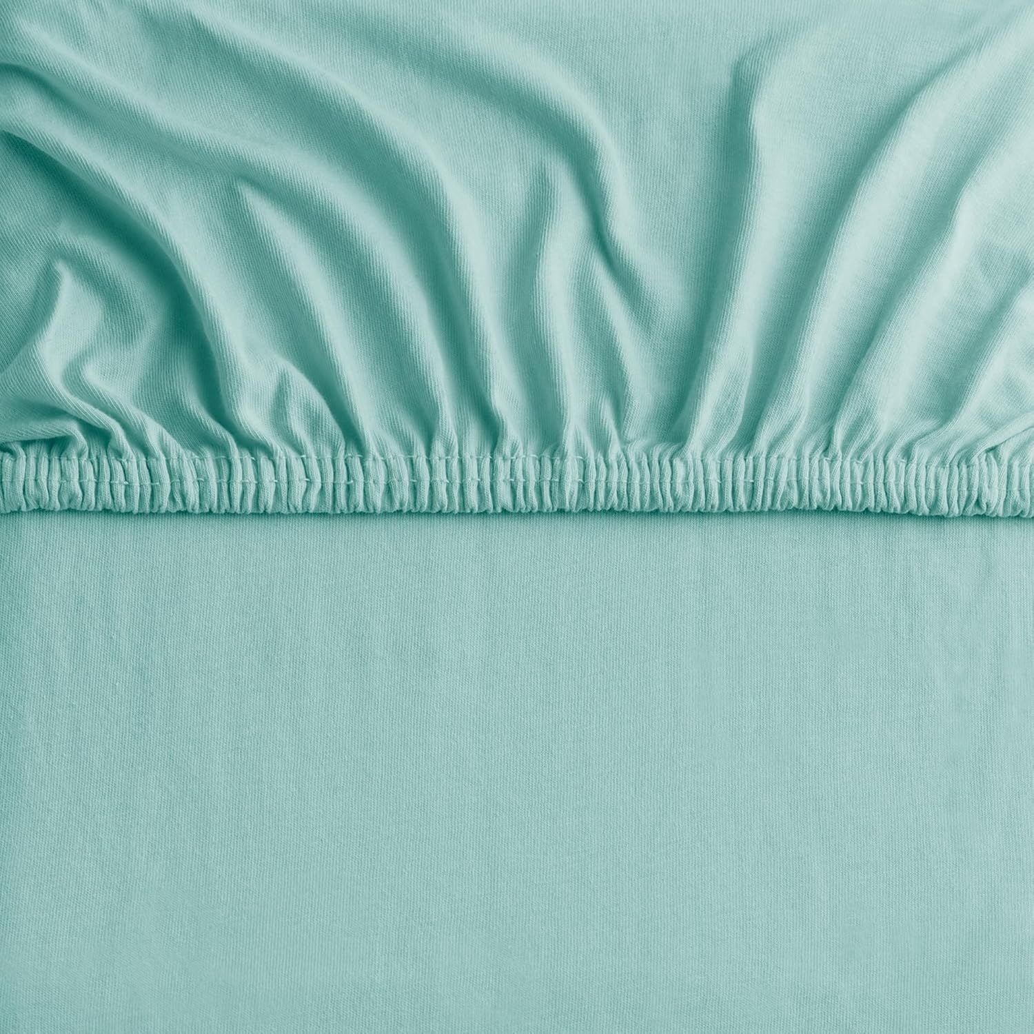 Hotel Quality Fitted sheets - 2 Piece Fitted sheets -Breathable Bedding - Wrinkle, Fade, Stain Resistant- 26inch/40cm Deep Pocket Fitted Bed Sheet-Wrinkle and Fade Resistant,(Ice blue,Queen)