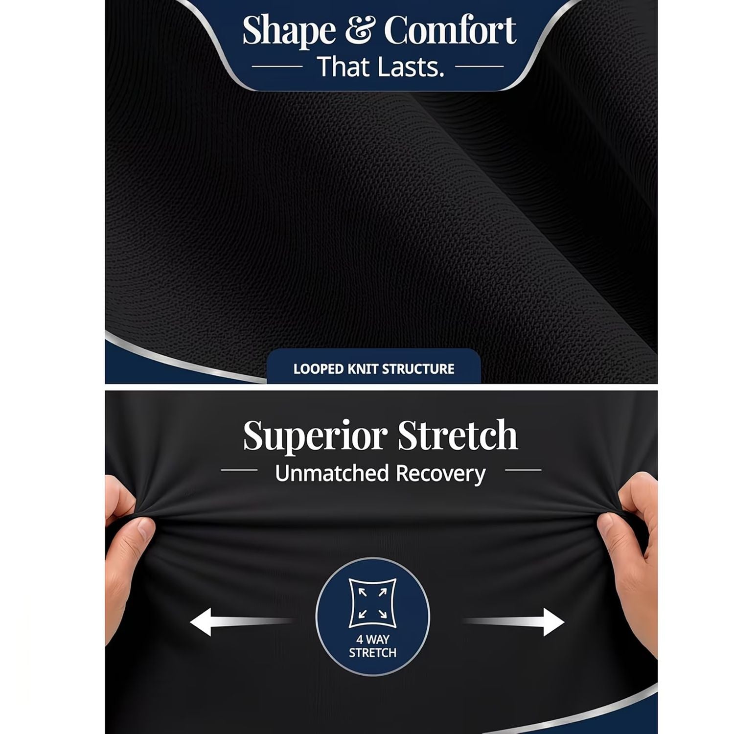 Hotel Quality Fitted Sheet - 1 Piece Fitted Sheet -Breathable Bedding - Wrinkle, Fade, Stain Resistant- 16inch/40cm Deep Pocket Fitted Bed Sheet-Wrinkle and Fade Resistant,(Black,Double)