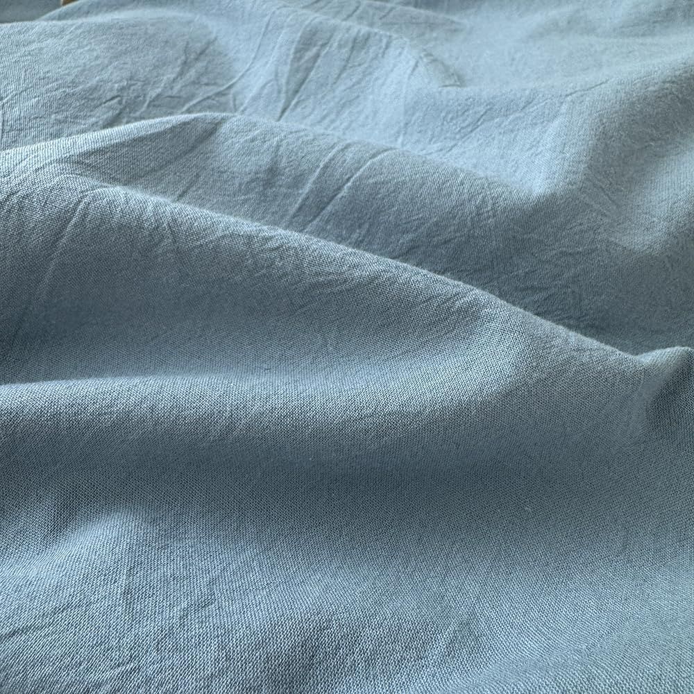 Hotel Soft Microfiber Duvet Cover Set-2000TC Quilt Cover Set & Pillowcases -1 Donna Cover Zipper Closure & 1 x Pillowcases-Breathable Bedding - Wrinkle, Fade, Stain Resistant(Ocean,Queen)