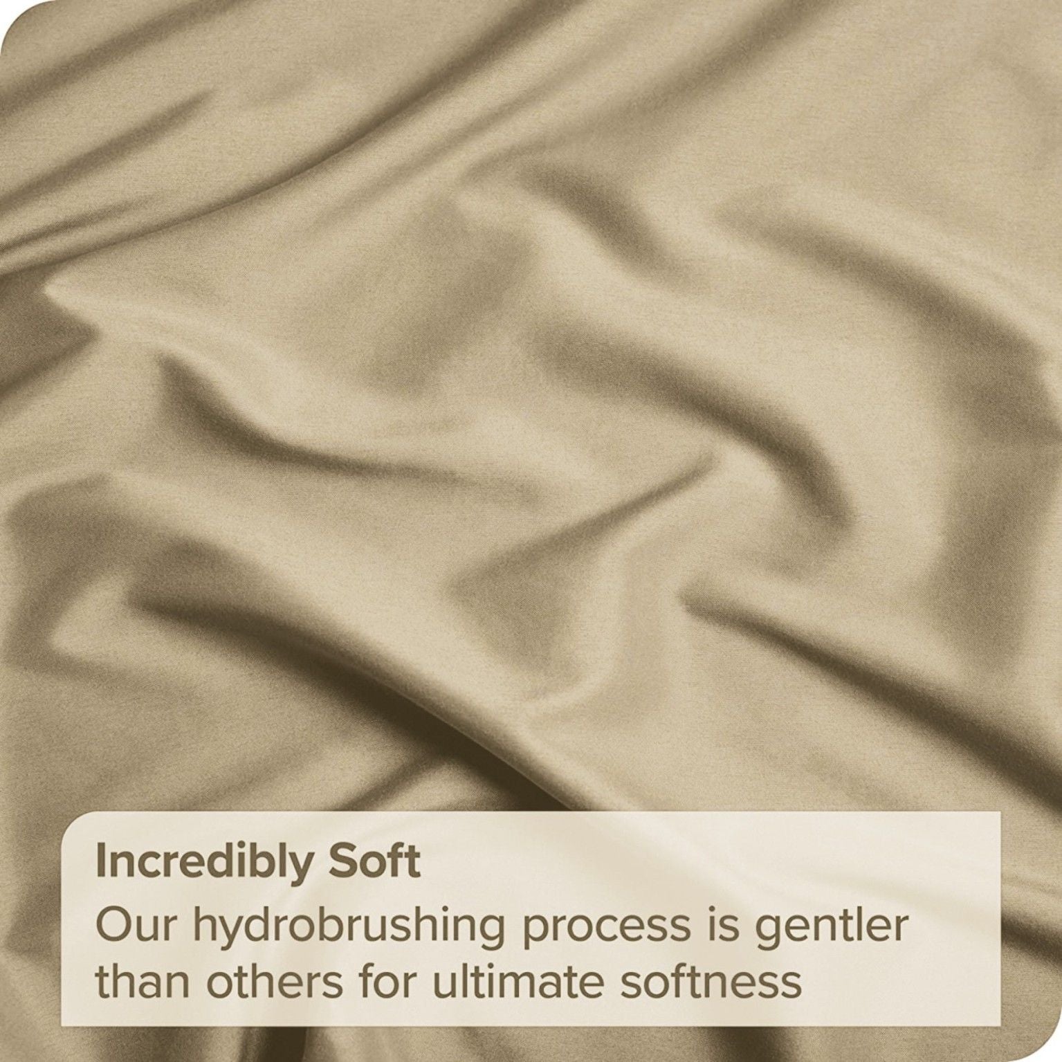 3 Piece Fitted Sheet Set- Fitted Sheet & Pillowcases -Breathable Bedding - Wrinkle, Fade, Stain Resistant- 40cm Deep Pocket Fitted Bed Sheet Set(Camel Beige,Double)