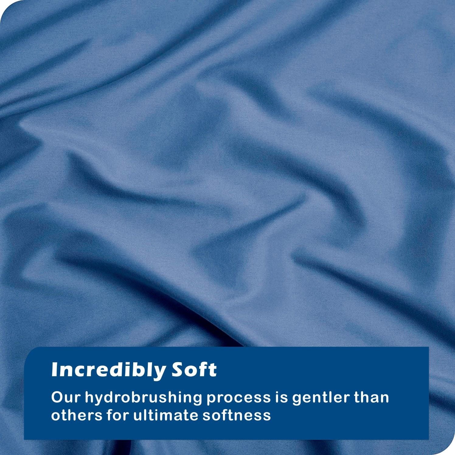 2 Piece Hotel Soft Microfiber Quilt Cover Set-2000TC Duvet/Donna Cover Set & Pillowcases -1 Quilt Cover Zipper Closure & 1 x Pillowcases-Breathable Bedding - Wrinkle, Fade, Stain Resistant(Ocean,King Single)