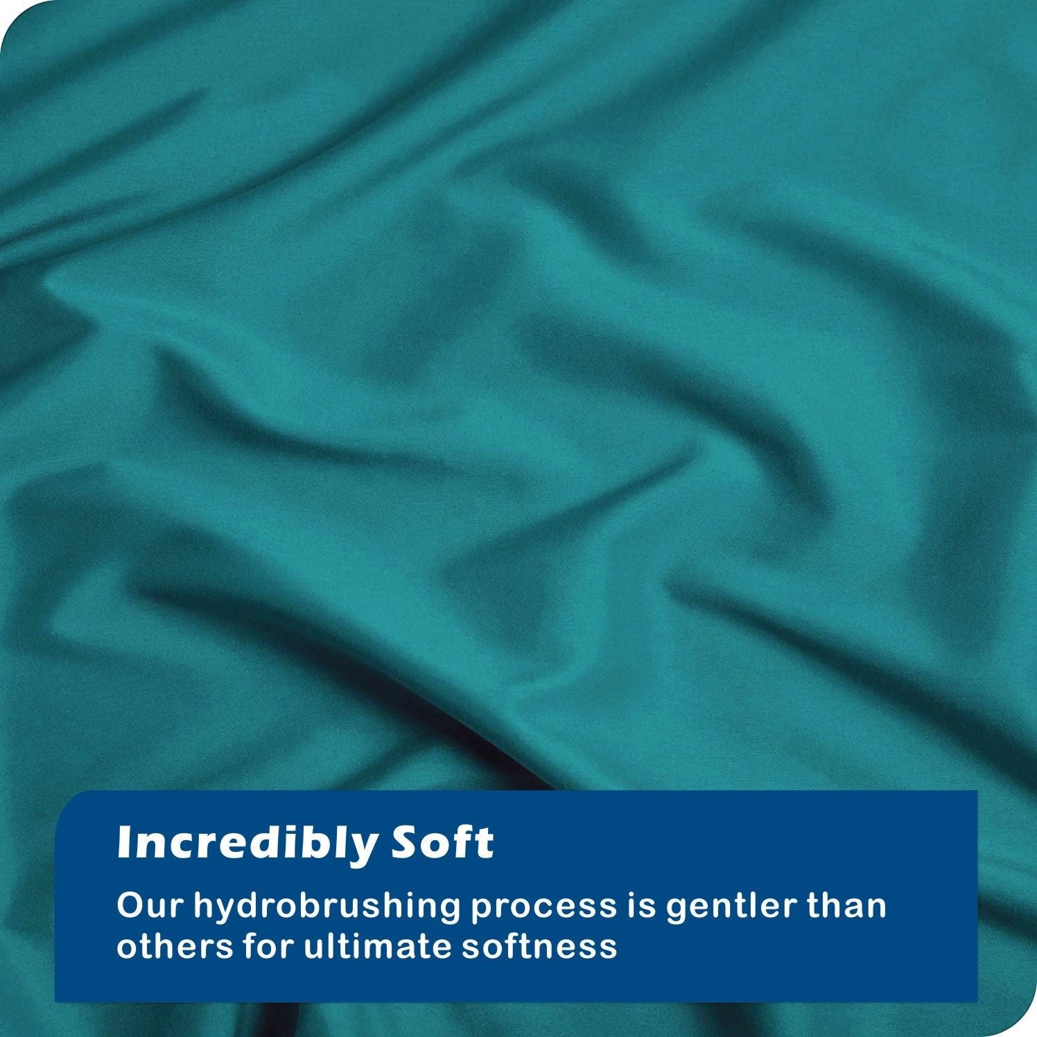 3 Piece Hotel Soft Microfiber Quilt Cover Set-2000TC Duvet/Donna Cover Set & Pillowcases -1 Quilt Cover Zipper Closure & 1 x Pillowcases-Breathable Bedding - Wrinkle, Fade, Stain Resistant(Biscay blue,Queen)