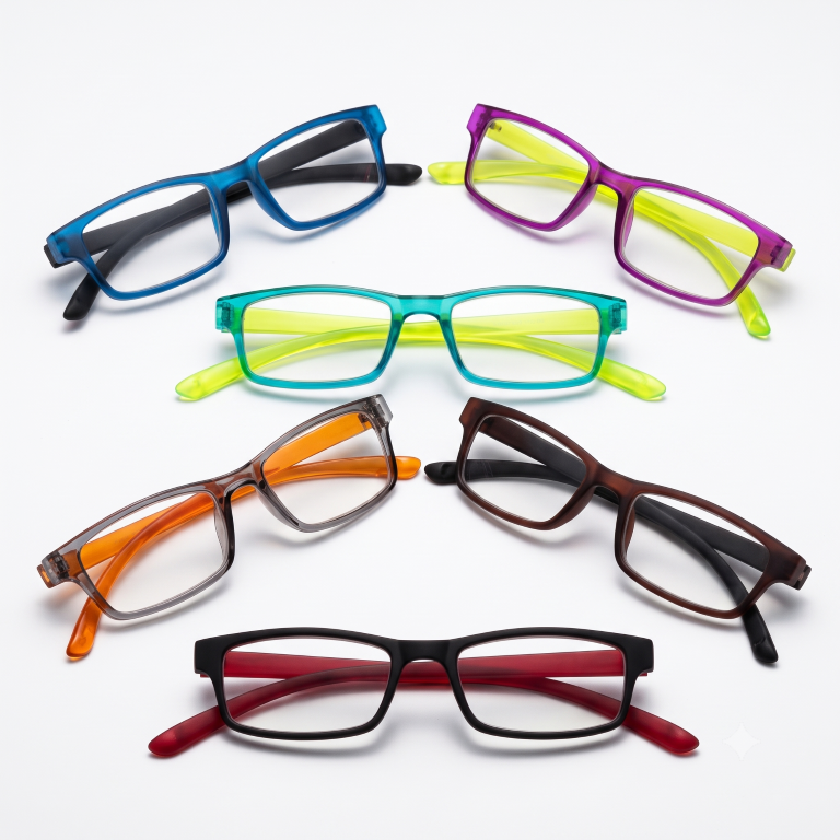 Set of 3 unisex Reading Glasses Assorted Colours +1.00 Magnification