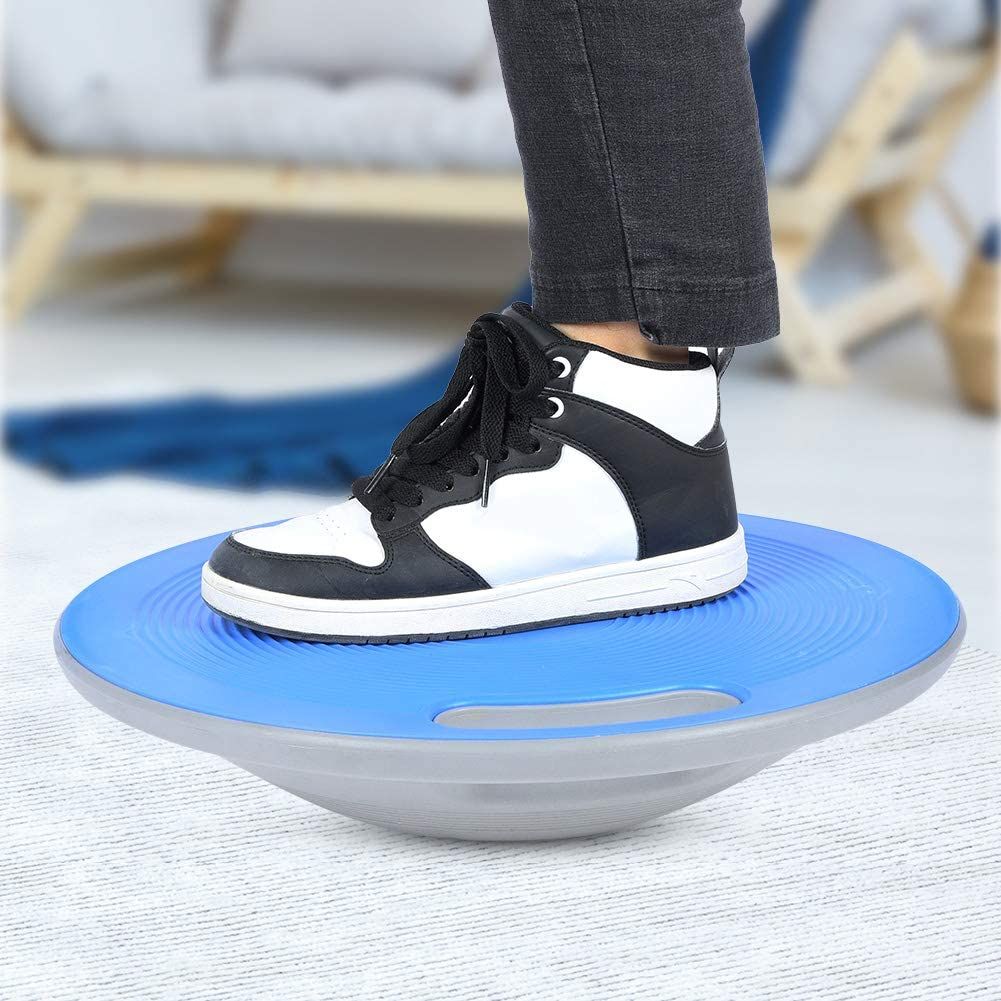 Plastic Portable Wobble Balance Board — Black