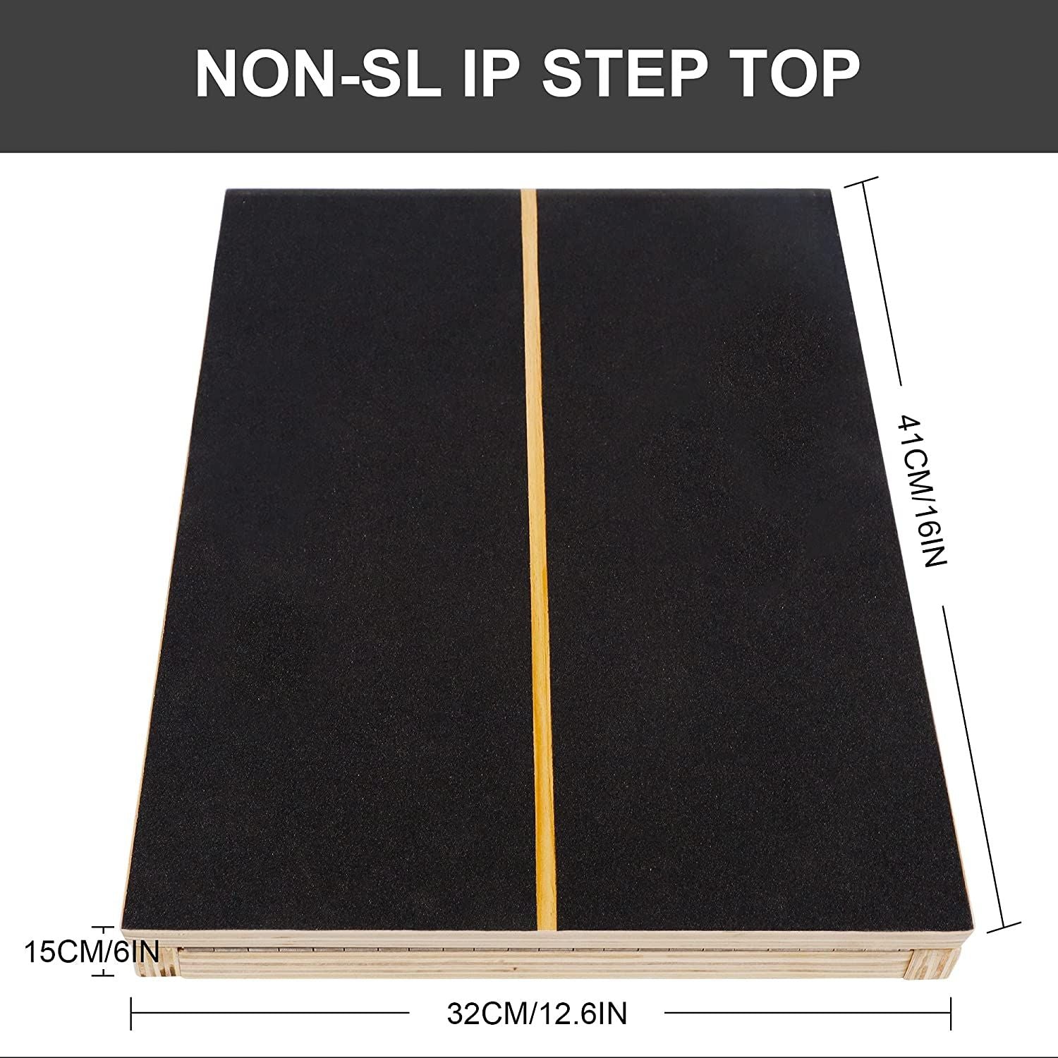 Wooden Slant Board- Adjustable Incline Board and Calf Stretcher