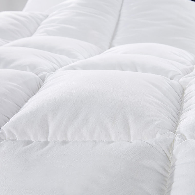 Royal Comfort Quilt 50% Duck Down 50% Duck Feather 233TC Cotton Pure Soft Duvet - King Single - White