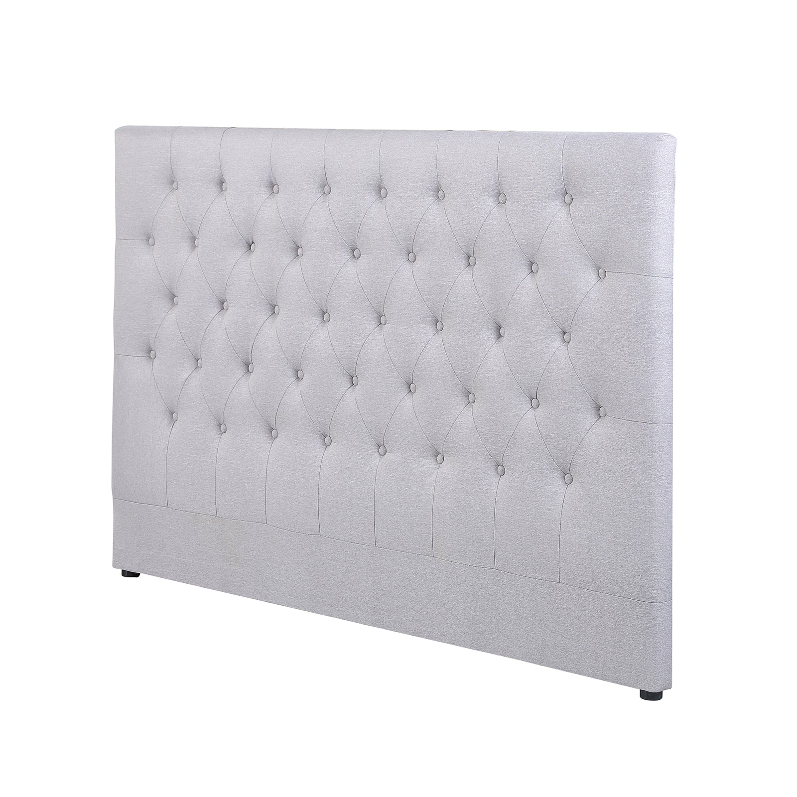 Milano Decor Yorkshire Tufted Bed Head Light Grey - King