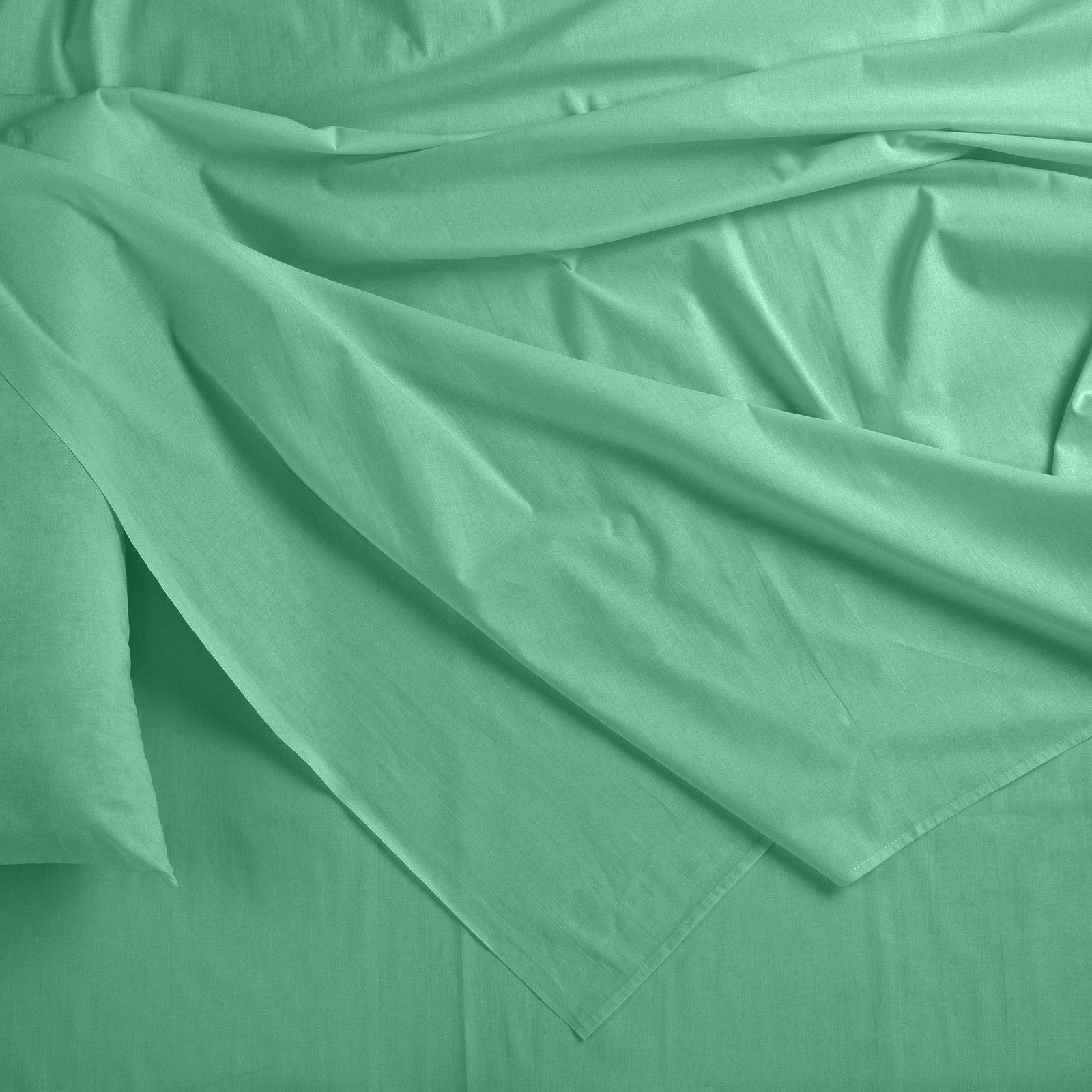 Royal Comfort Bamboo Blended Sheet & Pillowcases Set 1000TC Ultra Soft Bedding - Queen - Green