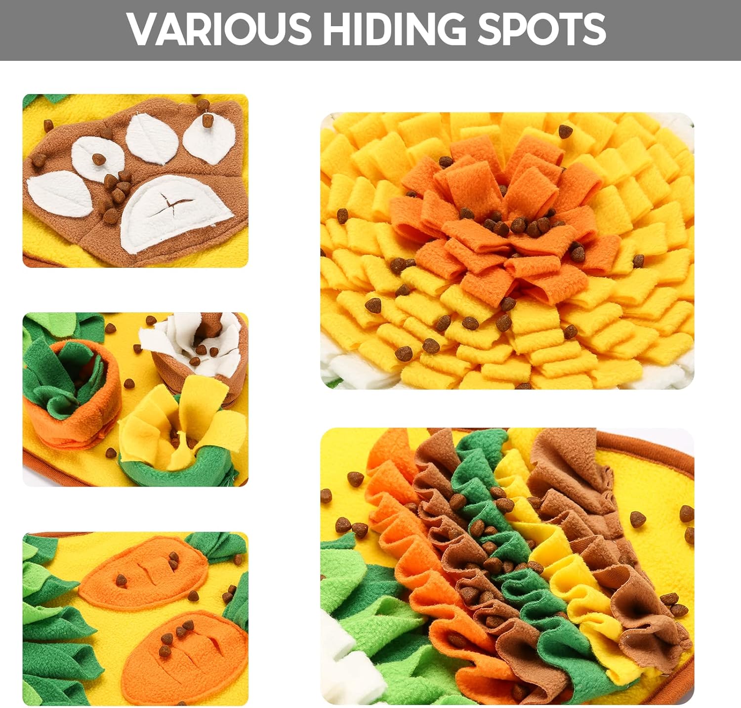 CARLA HOME Snuffle Interactive Feeding Mat Toy for Dogs & Pets