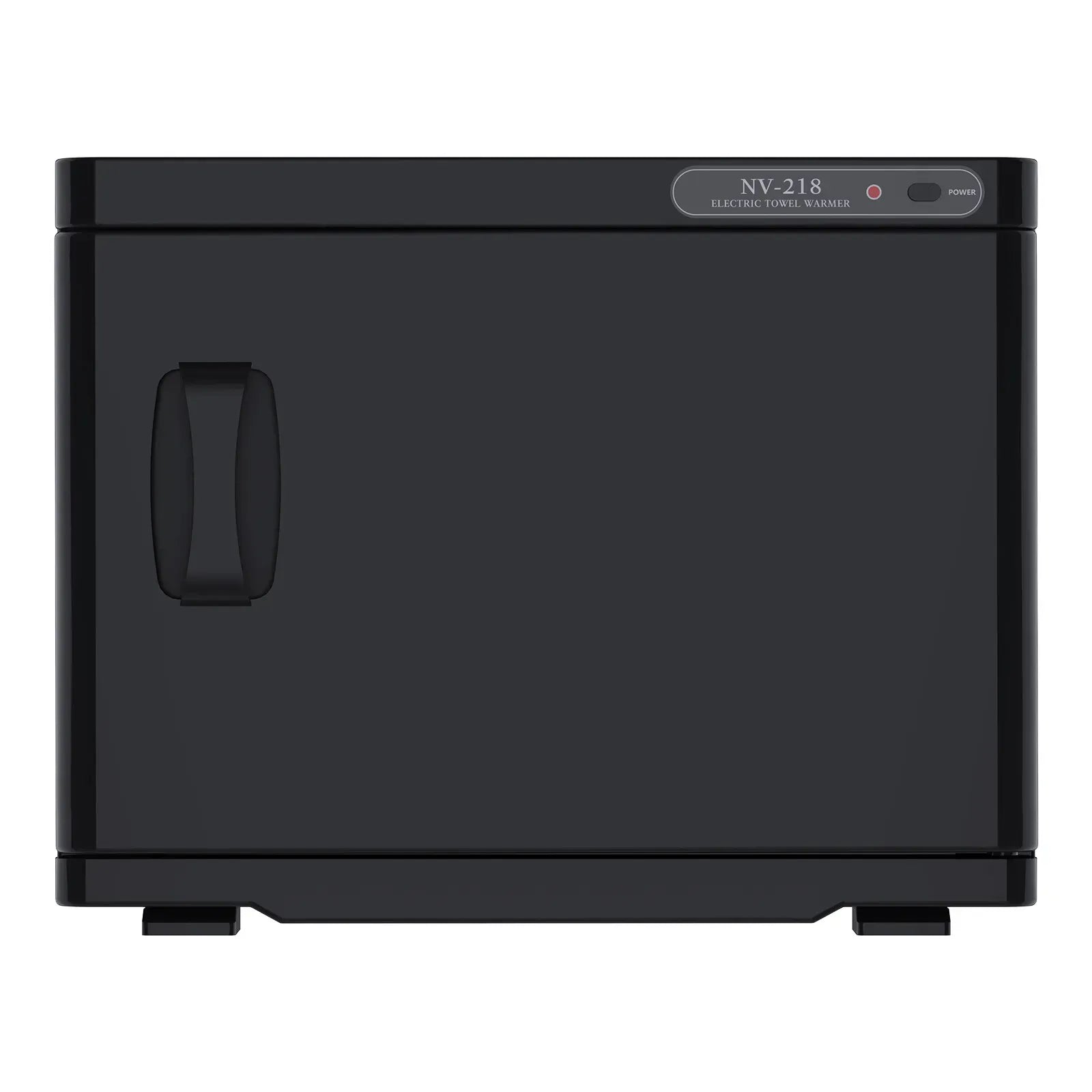 23L Black Hot Towel Warmer UV Sterilizer Disinfection Cabinet for Salon and Spa