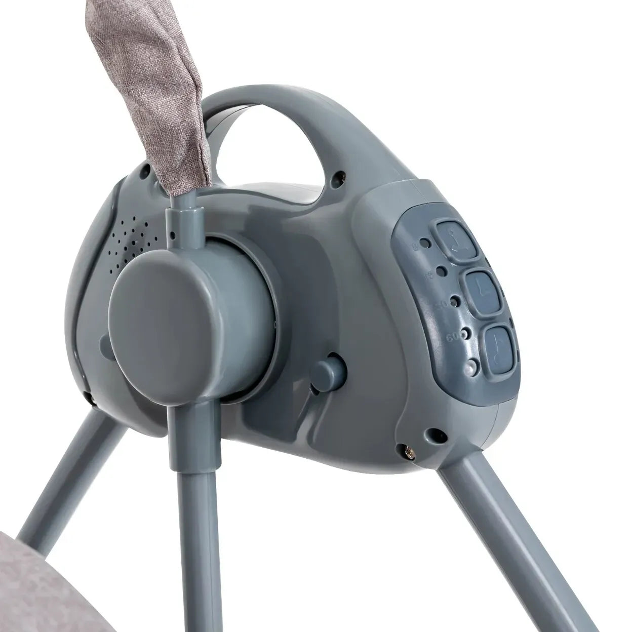 Auto-Swing Electric Baby Crib Cradle in Blue with Bluetooth and Lullabies