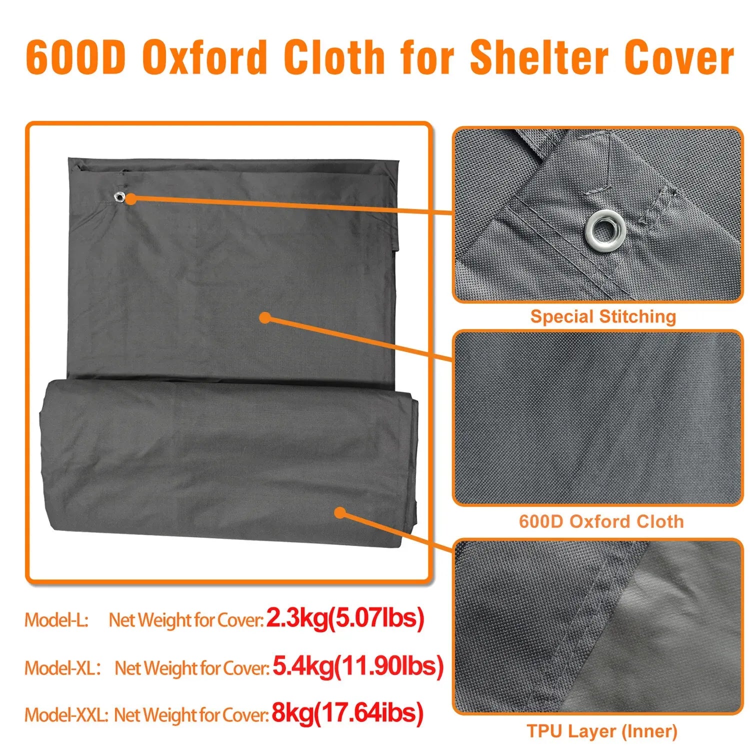 Heavy Duty Black Metal Walk-In Chicken Run Cage Coop with Cover, 276x602x300cm