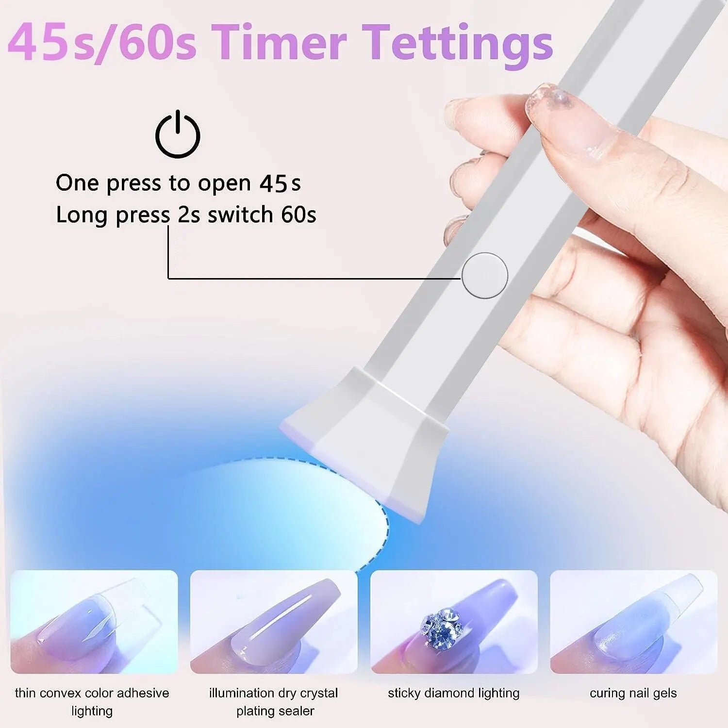 UV LED Nail Dryer Lamp for Quick Gel Curing