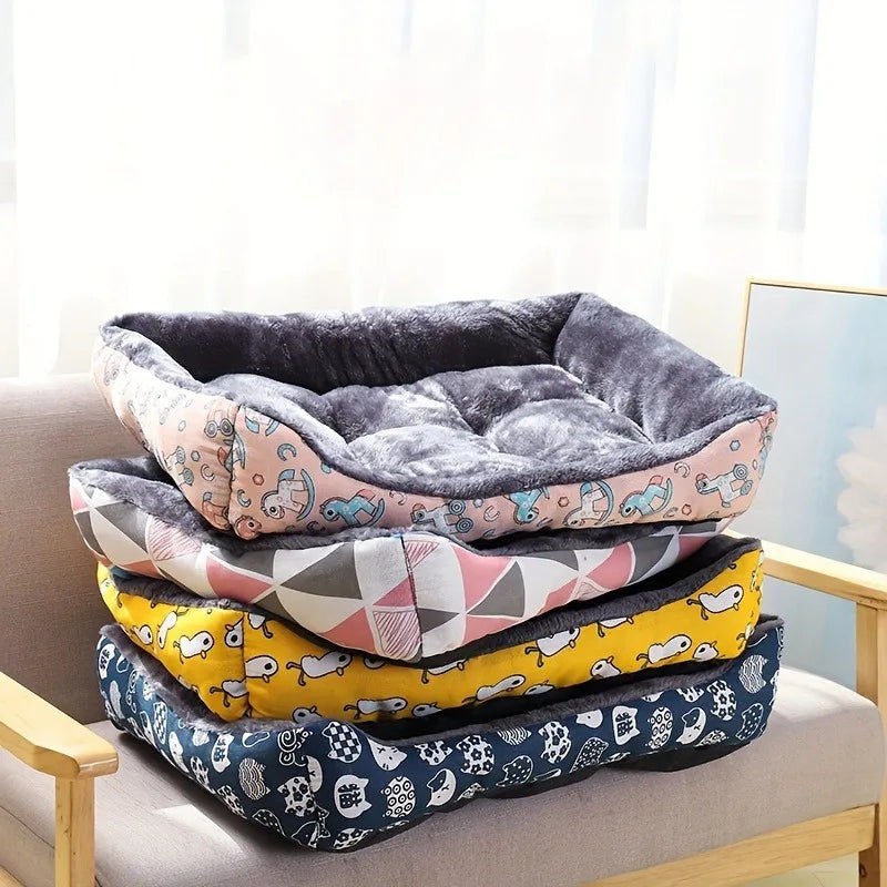 Blue Pet Dog Bed Sofa Mat for All Sizes