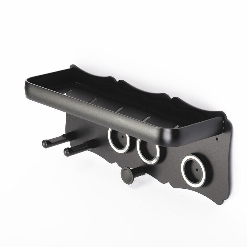 Magnetic Wall Mount Hair Dryer Holder for Dyson - Black Metal