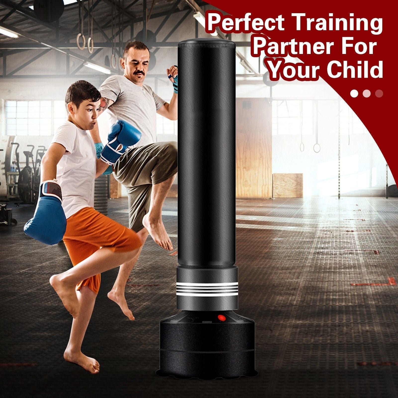 Standing Boxing Bag Punch Training for Adults Kids 170cm