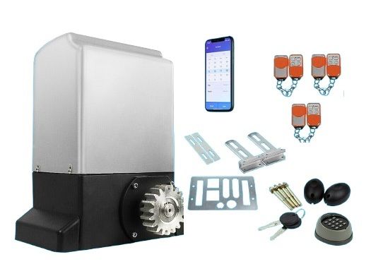 2000KG Automatic Sliding Gate Opener Commercial Residential + APP