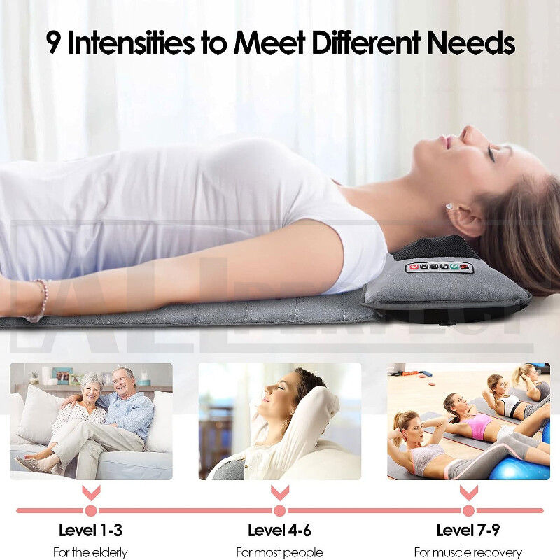 Electric Full Body Massage Mat 10 Motors Heated 45cm Width