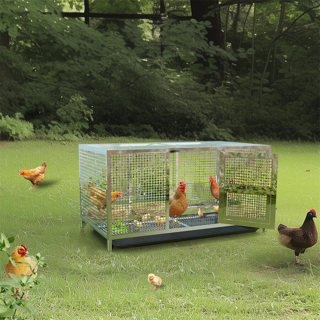 Stainless Steel Chicken Coop XL House/Coop