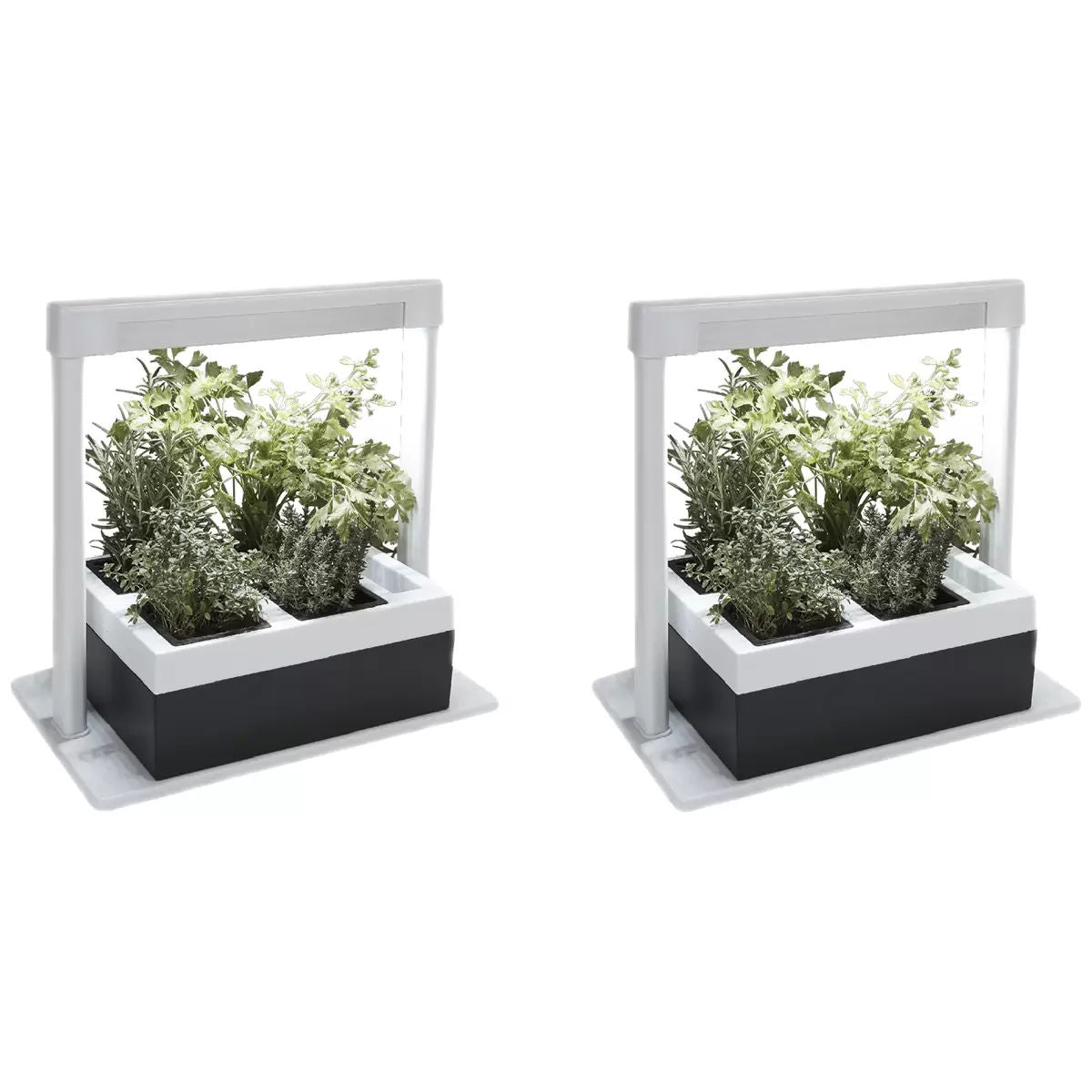 2 x Herb Lamp LED 4 Pot Grower 37 x 22 x 36cm