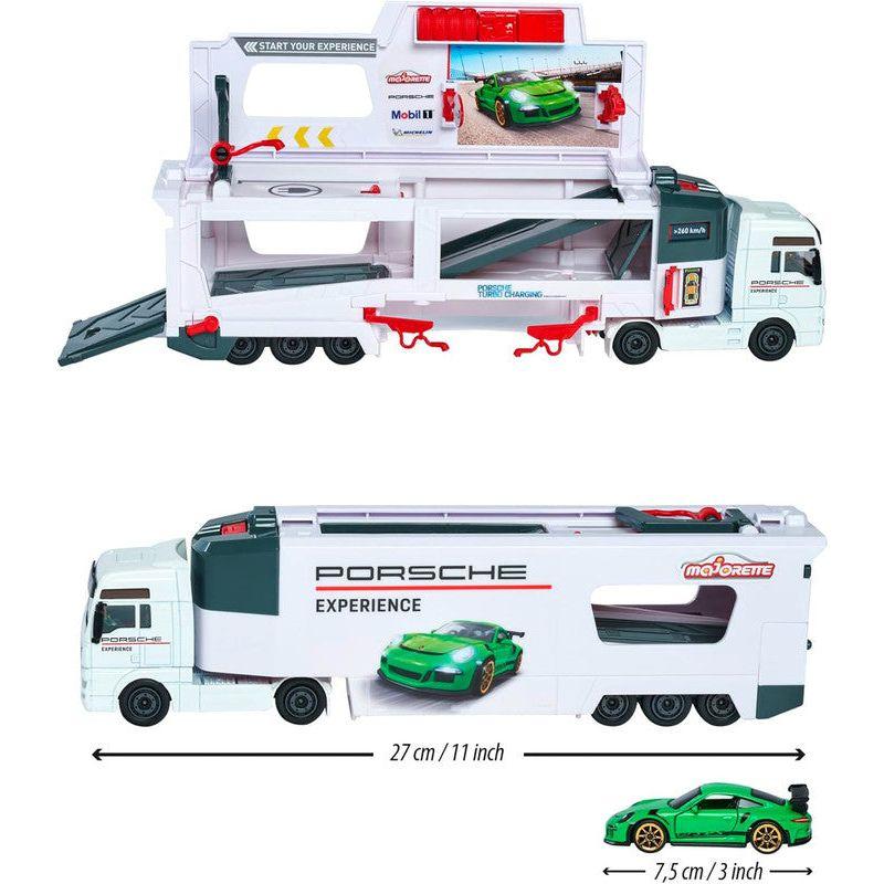 MAN TGX Porsche Experience Truck and 2 Cars 911 GT3 Taycan Playset